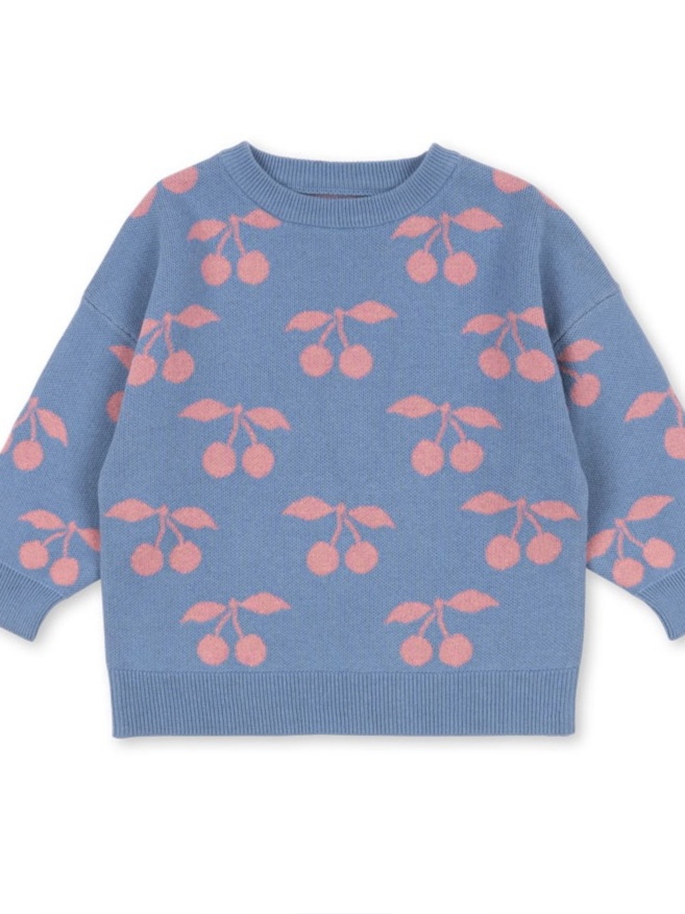 NWT Konges Slojd Lapis Knit Sweater Cherry Purple Impression
